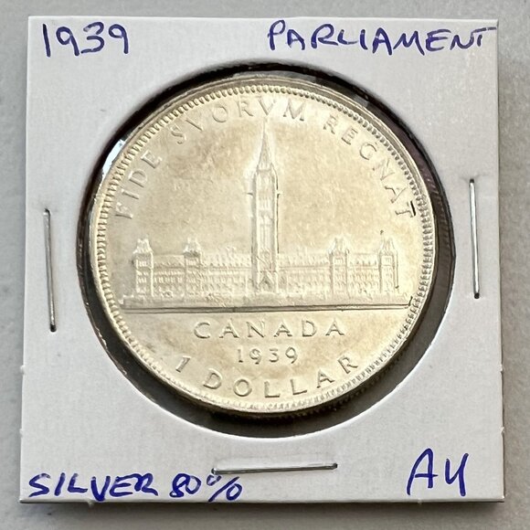 Spectacular Set of 3 x 1939 Canada Silver $1 Dollar Coins! - Picture 5 of 16